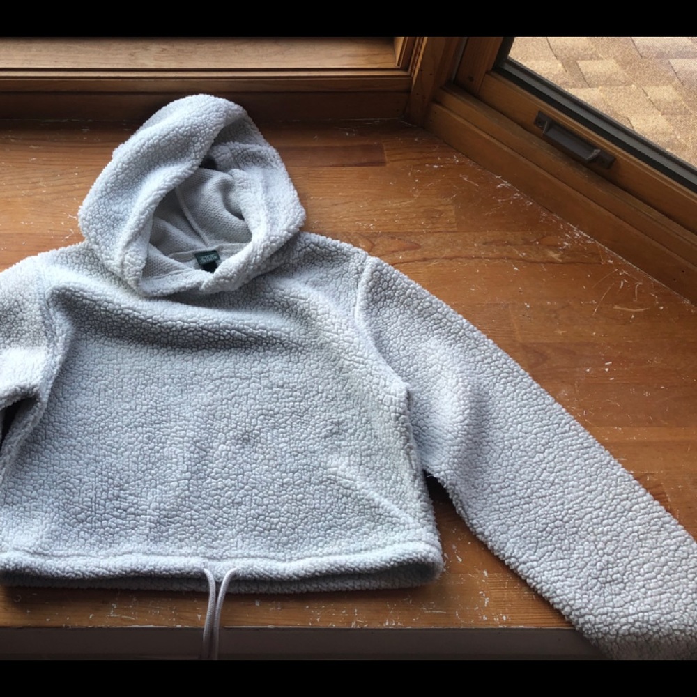 Wild fable cropped grey sweatshirt - Picture 5 of 5
